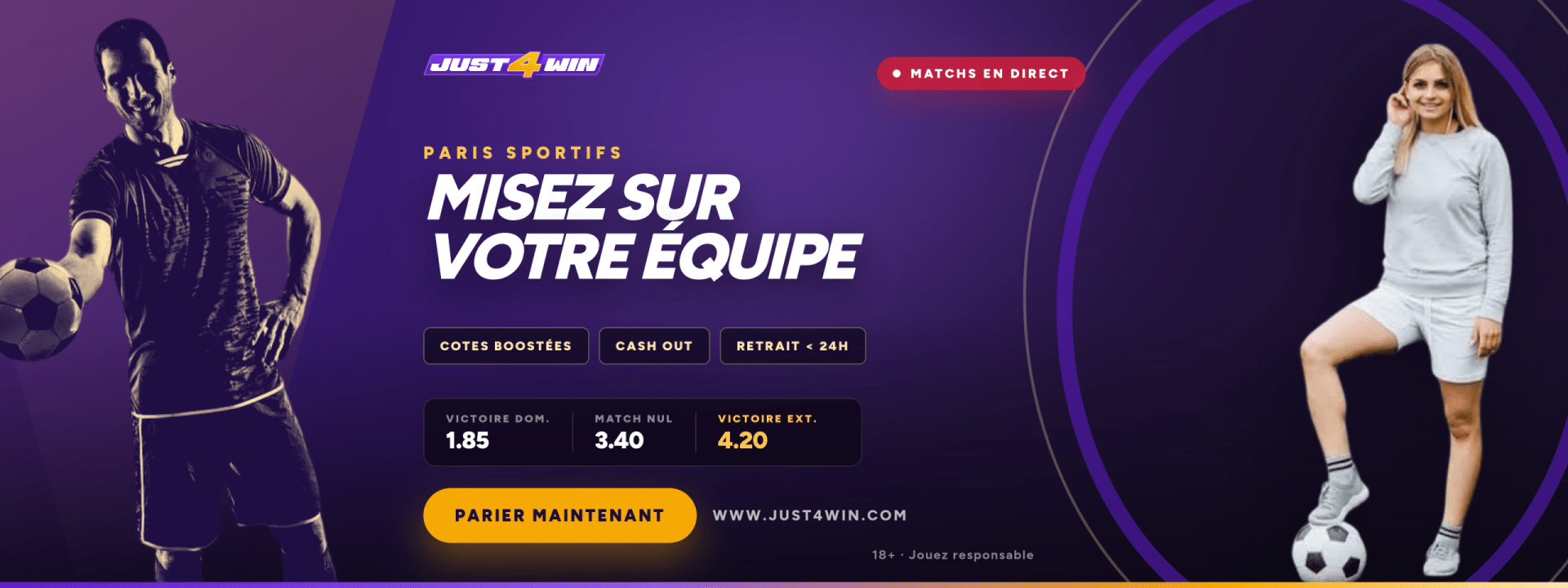 Paris sportifs Just4Win