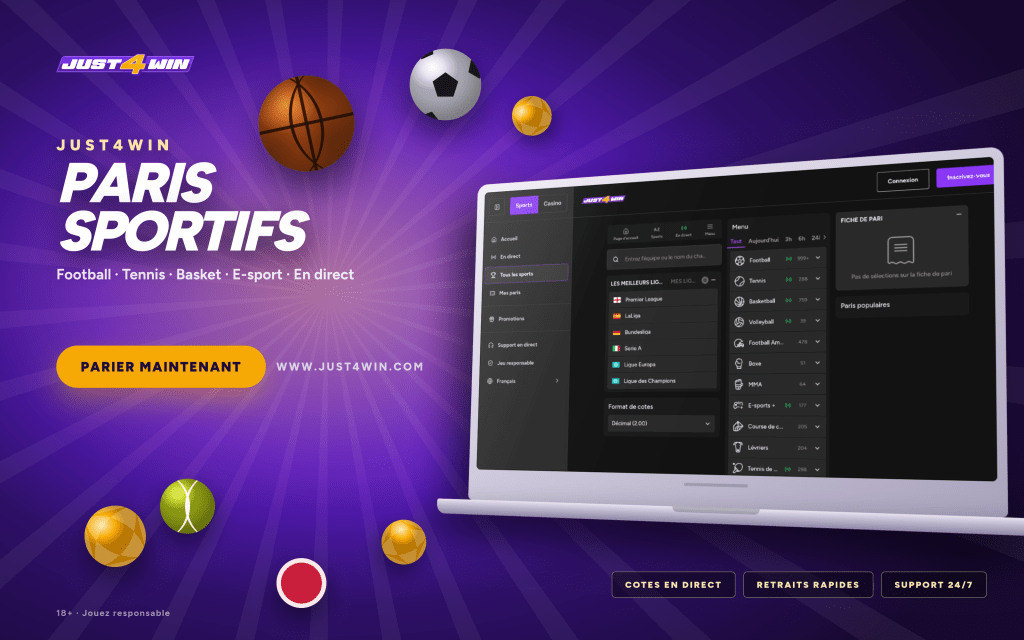 paris sportifs Just4Win